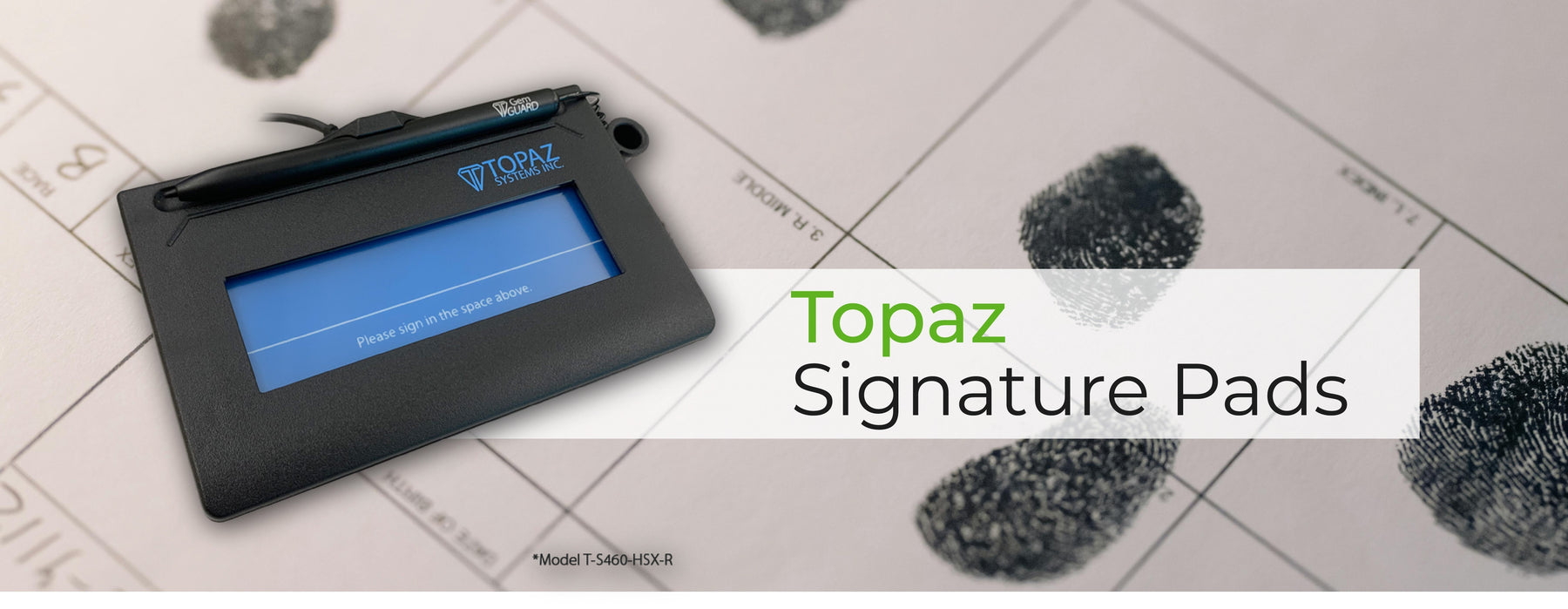 Topaz Signature Pads: The Trusted Choice for Secure, Paperless Signatures.