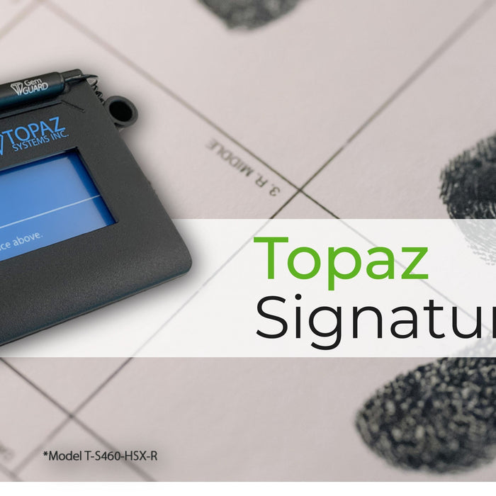 Topaz Signature Pads: The Trusted Choice for Secure, Paperless Signatures.