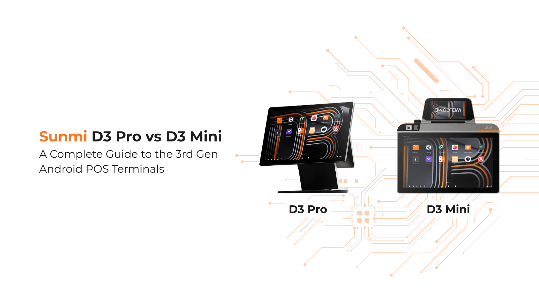 Sunmi D3 Pro vs D3 Mini: A Complete Guide to the 3rd Gen Android POS Terminals