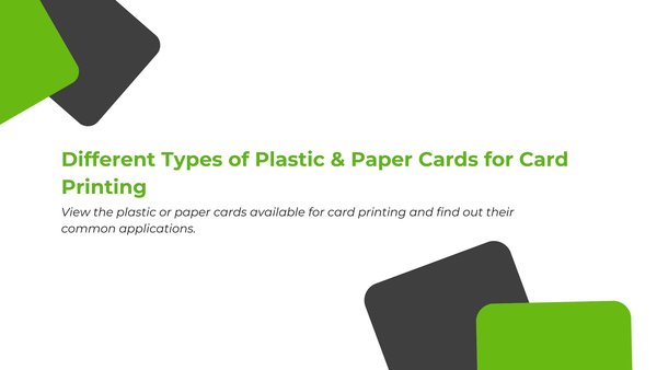 Choose the Right Plastic Card: PVC, Smart, Magstripe & More