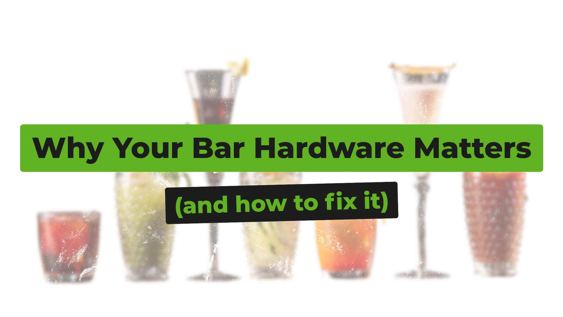 The Friday Night Stress Test: Why Your Bar Hardware Matters (and How to Fix It)
