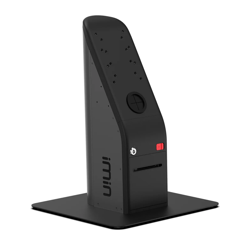 iMin Crane 1 Desktop Kiosk Stand – Industrial Bridge Mount