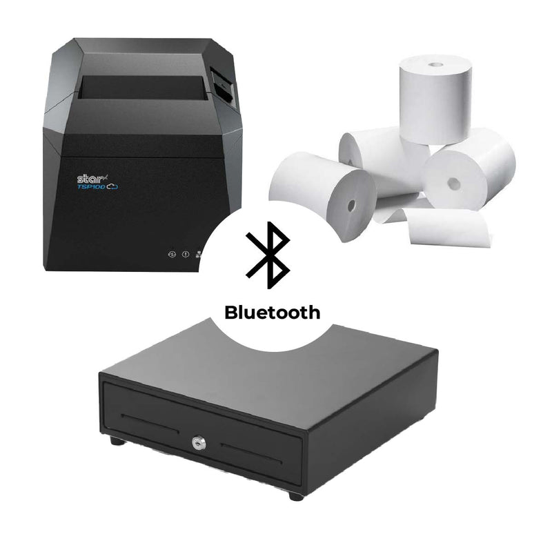Wireless POS Starter Kit: Star TSP143IV UEWB | Bluetooth, Dual-Band Wi-Fi & USB-C