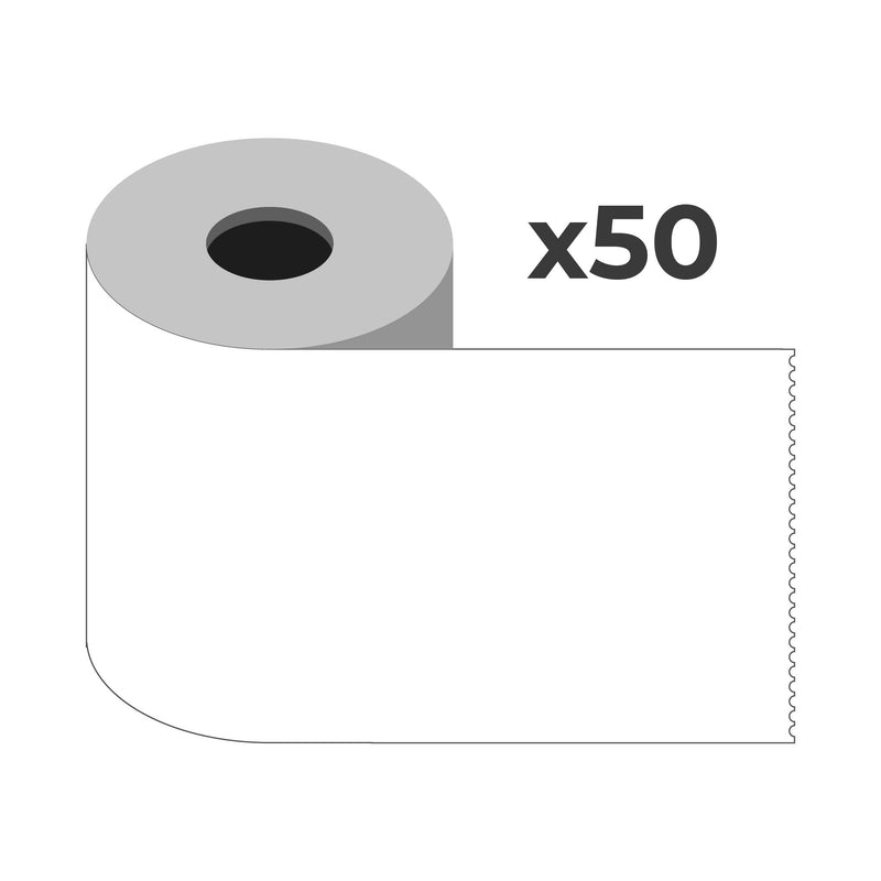 Capture Receipt Paper Thermal 57x47 Core 12 - 25M 55gr BP-A Free 50 pcs/box
