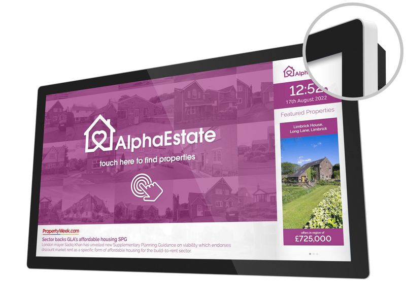 Allsee PCAP Touch Screen Monitors | WP-B Series (22"–55")