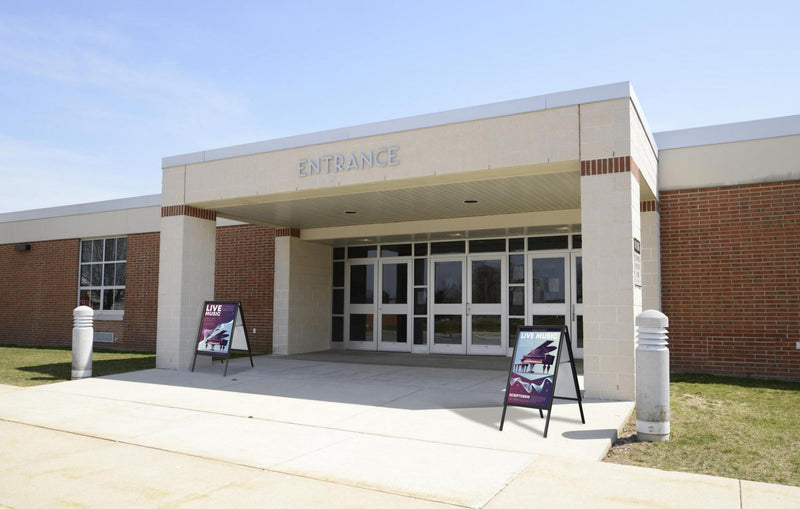 Professional Outdoor A-Board Sign | A1 & A2 Sizes | Black & Silver