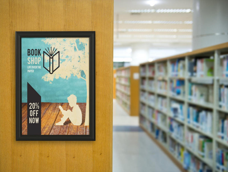 Standard Silver/Black Snap Frames (25mm Mitred Corners)