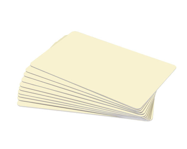 Dyestar Premium Cream Tan 760 Micron Cards with Coloured Core (Pack of 100) [C-A7-CR]