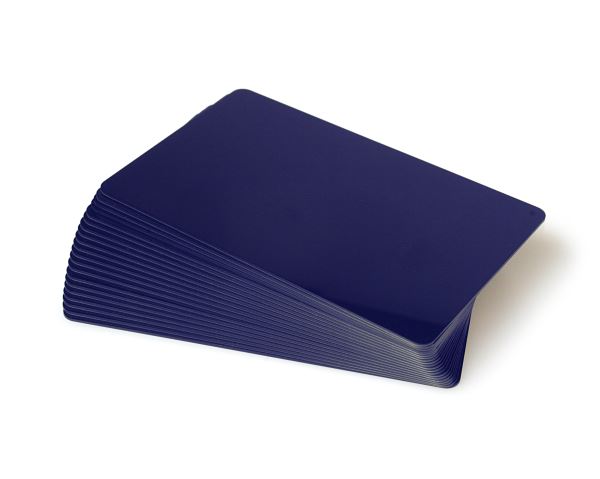 Dyestar Premium Dark Blue 760 Micron Cards with Coloured Core (Pack of 100) [C-A7-DB]