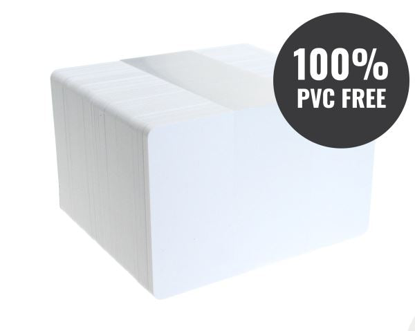 Dyestar White 820 Micron 100% PVC-Free Cards (Pack of 100) [C-A7-WHENV100]