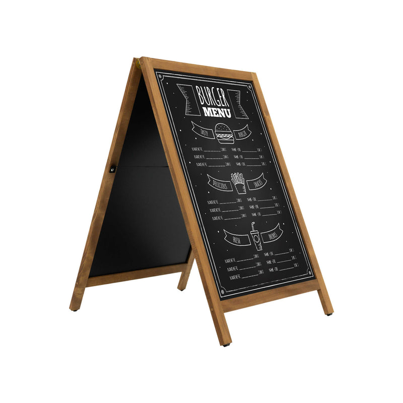 Classic Wooden A-Frame Chalkboard