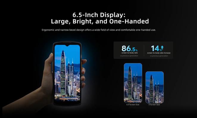 Urovo DT66,2.4GHz,2D,6.5",A13