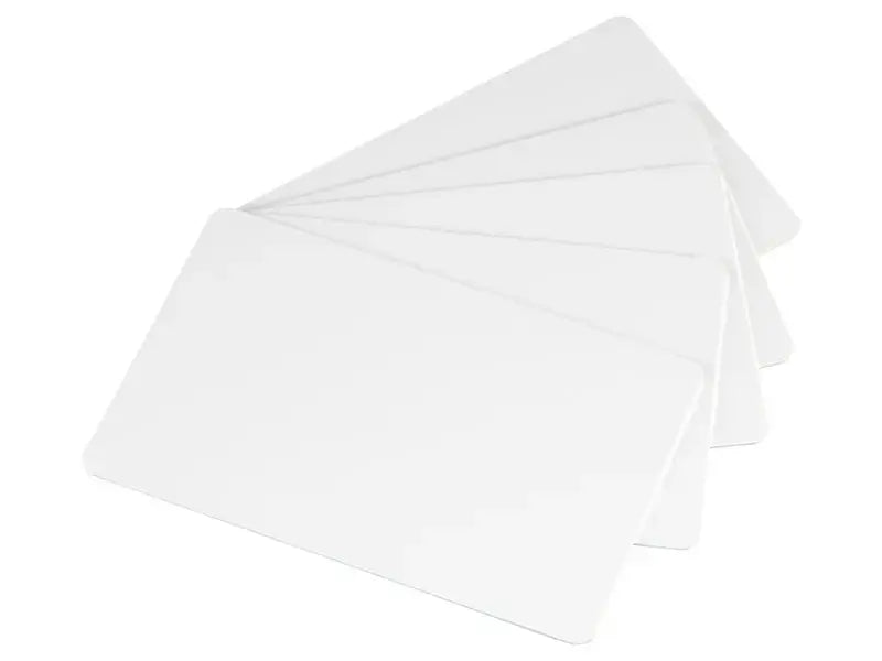 Evolis Badgy CBGC0030W Thick PVC Cards – 100 Pack – 0.76mm (30mil) – White