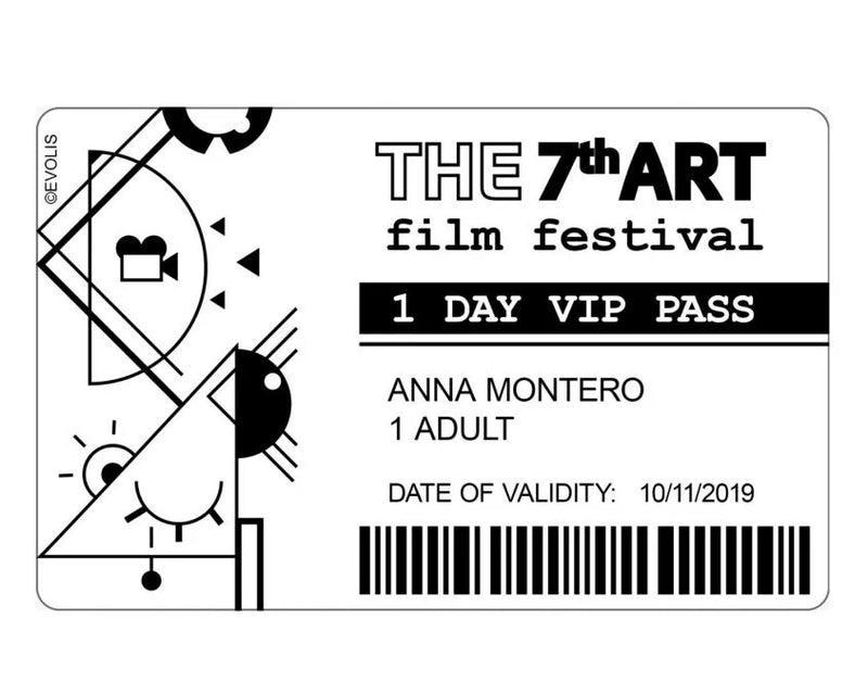 Evolis C2501 Blank White Paper Cards (Pack of 500) | Eco-Friendly Alternative for Badgy, Zenius & Primacy