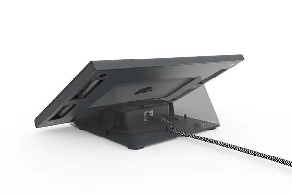 Heckler Zoom Rooms Console for iPad (10th Gen) with PoE | Black Grey (H752-BG)
