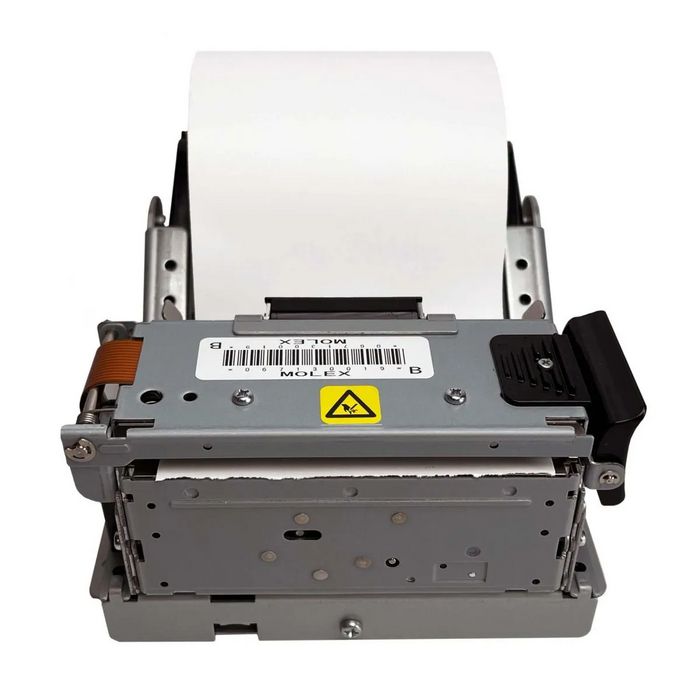 Star Micronics 3", 80mm Open Frame Kiosk Printer with Paper Holder, Vertical Mount (Molex Connector)