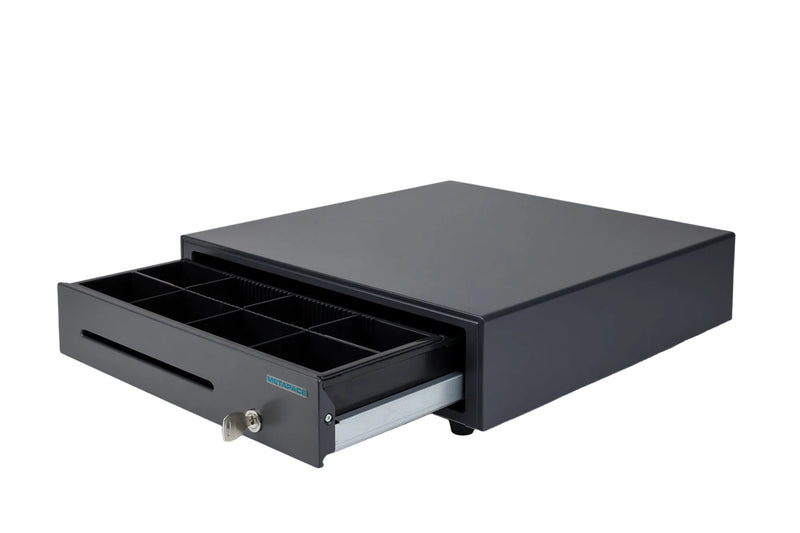Metapace K-1 Robust EPOS Cash Drawer - 410mm, 6 Bill / 8 Coin, Standard 24V