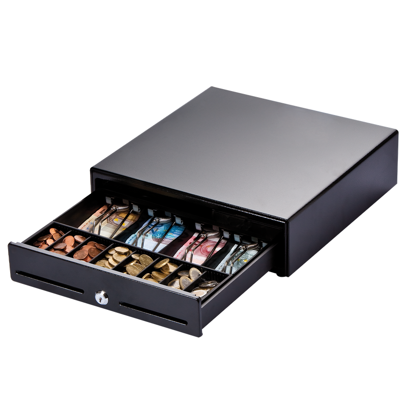 Metapace K-2 Compact EPOS Cash Drawer - 330mm, 4 Bill / 8 Coin, 24V