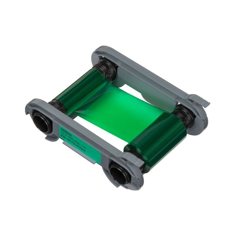 Evolis RCT214NAAA Green Monochrome Ribbon | 1000 Prints