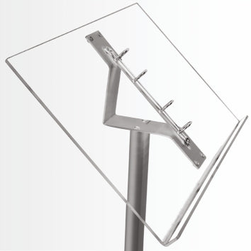 2 x A4 Acrylic Top Lectern & Information Stand