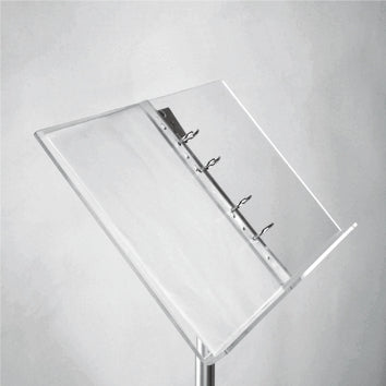 2 x A4 Acrylic Top Lectern & Information Stand