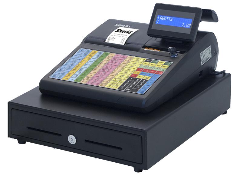 SAM4S ER-940 Twin-Printer Flat Keyboard Electronic Cash Register