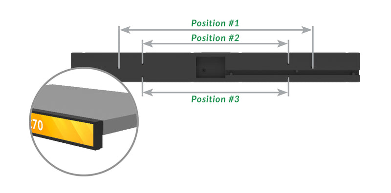 Allsee SE23B 23" Vibrant LCD Shelf-Edge Display
