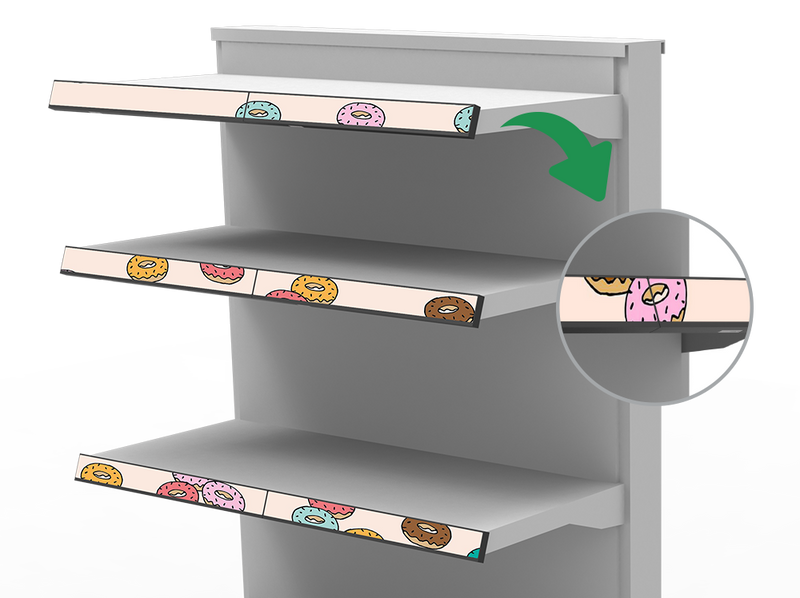 Allsee SE23B 23" Vibrant LCD Shelf-Edge Display