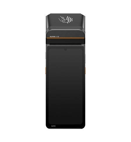 SUNMI V3 Mobile POS Terminal | Android 13 | 4G, Wi-Fi & NFC | Integrated 58mm Receipt Printer