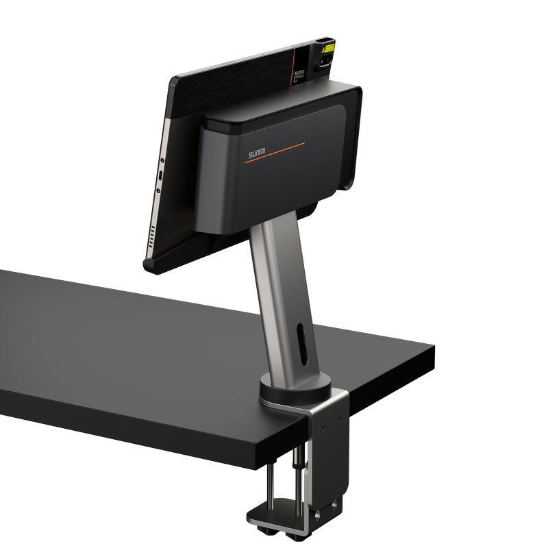 Sunmi CPad Table-Side Fixed Stand | Integrated Power Bank Compartment