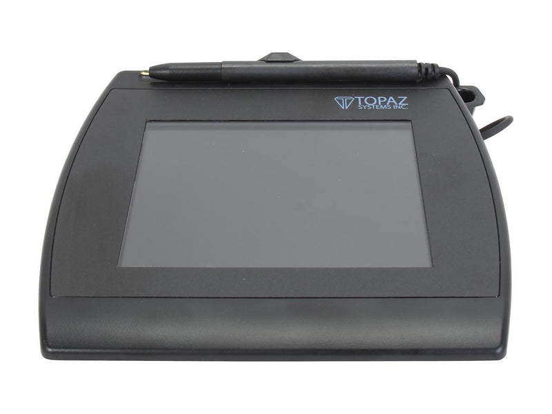 Topaz SignatureGem LCD 4x3 SE Dual Interface Signature Pad (T-LBK755-SE-BHSB-R)