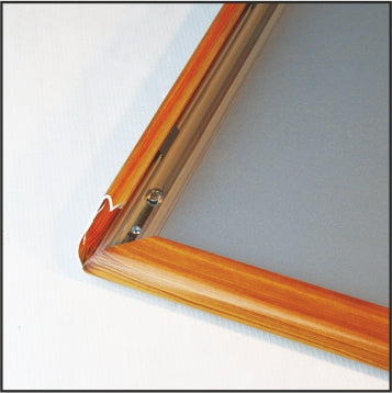 Wood Finish Snap Frames (25mm Mitred)