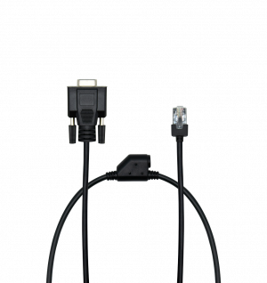 Newland CBL0157R: RJ50 to RS232 (Serial) Cable with DC Power Port