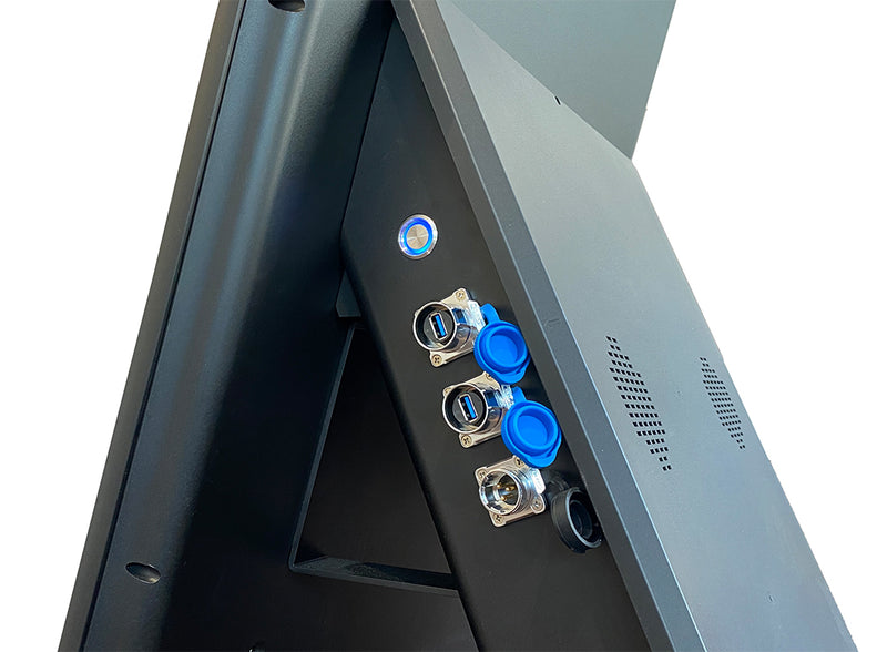 Allsee 43" Outdoor Digital Battery A-Board | Weatherproof IP65 Advertising Display