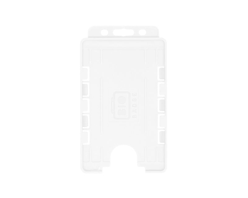 BioBadge Clear Dual-Sided Holders Portrait - Pack of 100
