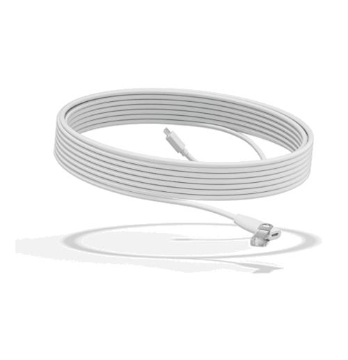 Logitech Rally Micpod 10m extension cable-white